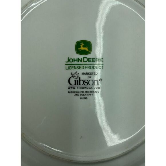 John Deere Glass Plate by Gibson - Picture 3 of 3